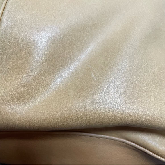The Sak camel/Tan Leather Shoulder Bag purse. Crossbody. Pre-owned. See all pics - Picture 7 of 11
